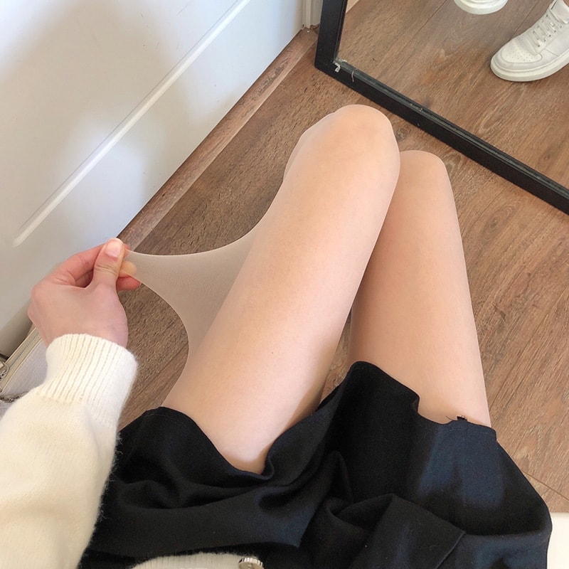 【中国直邮】景竹 新品 光腿神器丝袜超薄款 均码 黑色(买三送一)
