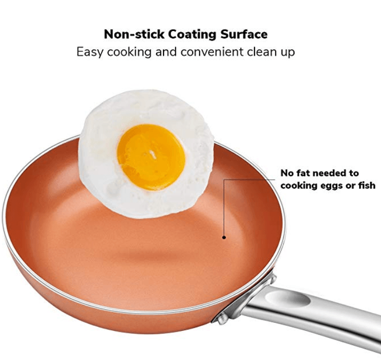 Nonstick Cookware Set 6pcs