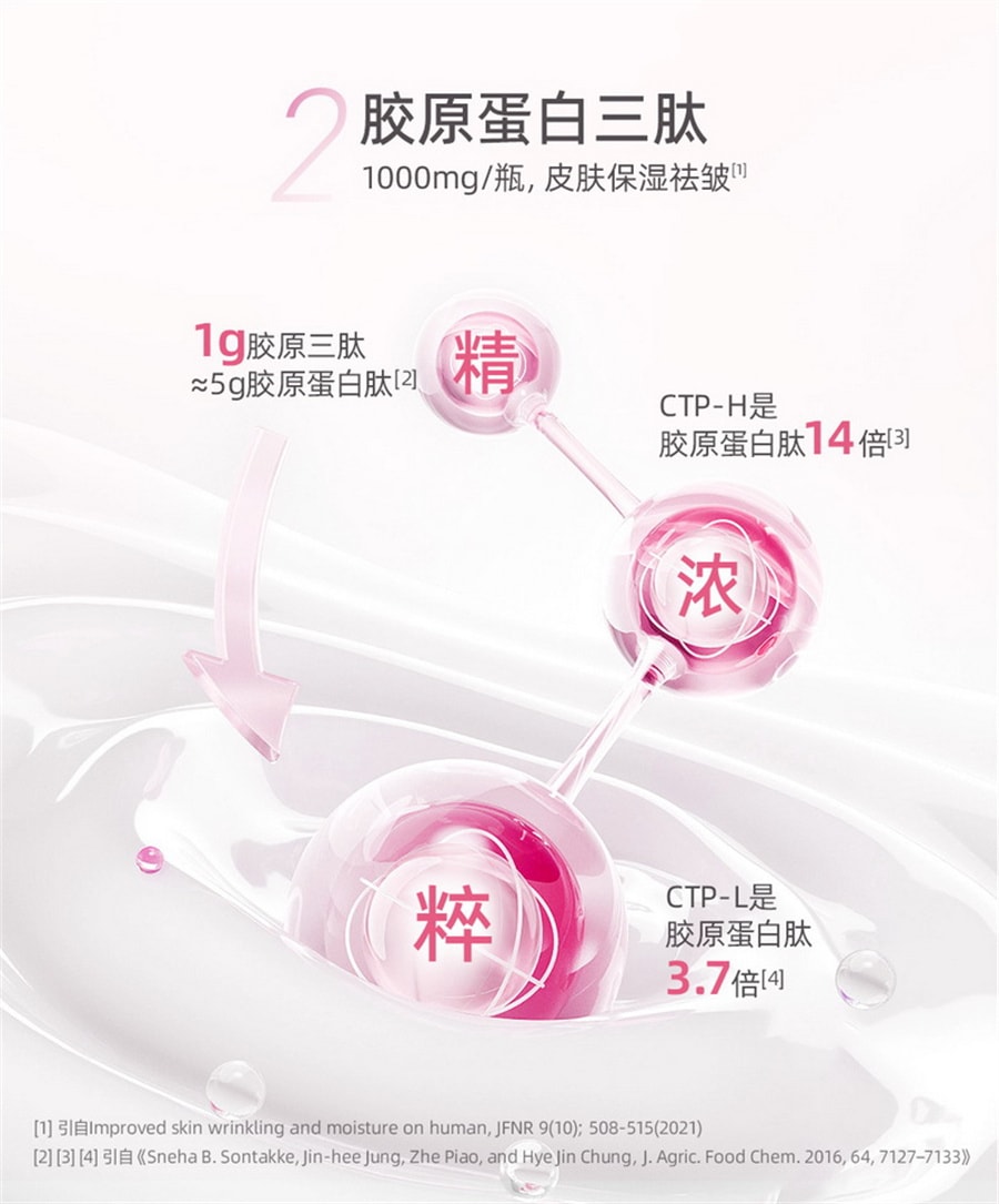 【中国直邮】冻森活  小分子鱼胶原蛋白肽口服液态饮粉烟酰胺  30mL*7瓶/盒