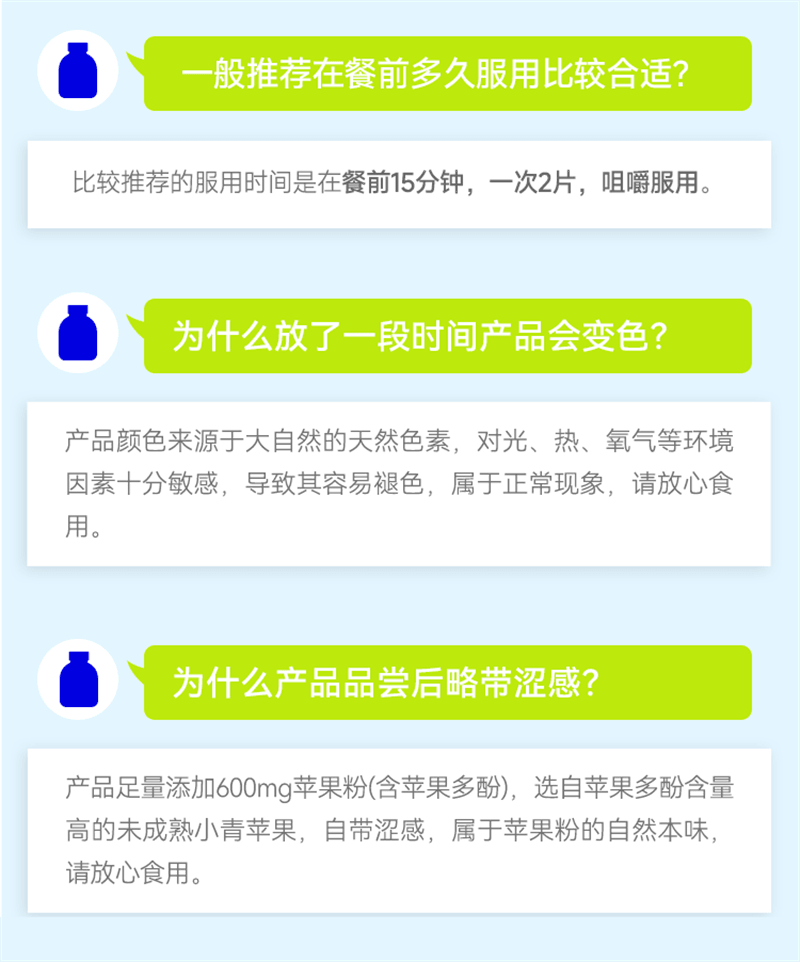 【美国现货秒发】 WONDERLAB万益蓝  白芸豆压片糖果阻断剂膳食纤维非酵素碳水  6片/袋