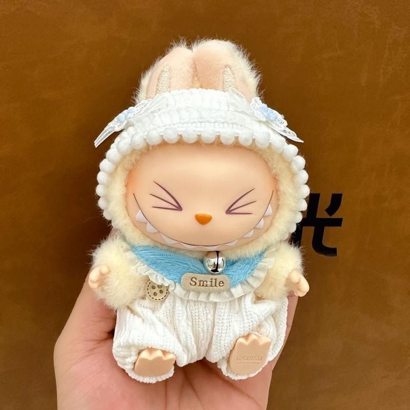 【中國直郵】 FOXTAIL Labubu拉布布娃衣 盲盒公仔衣服 毛絨套裝 可愛換裝-花裙子款(不含公仔) 1件*預計到達時間3-4週