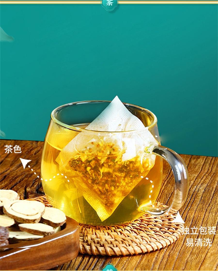 【中国直邮】 北京同仁堂 人参玛咖枸杞茶 补气强肾补精 元气十足150g/袋