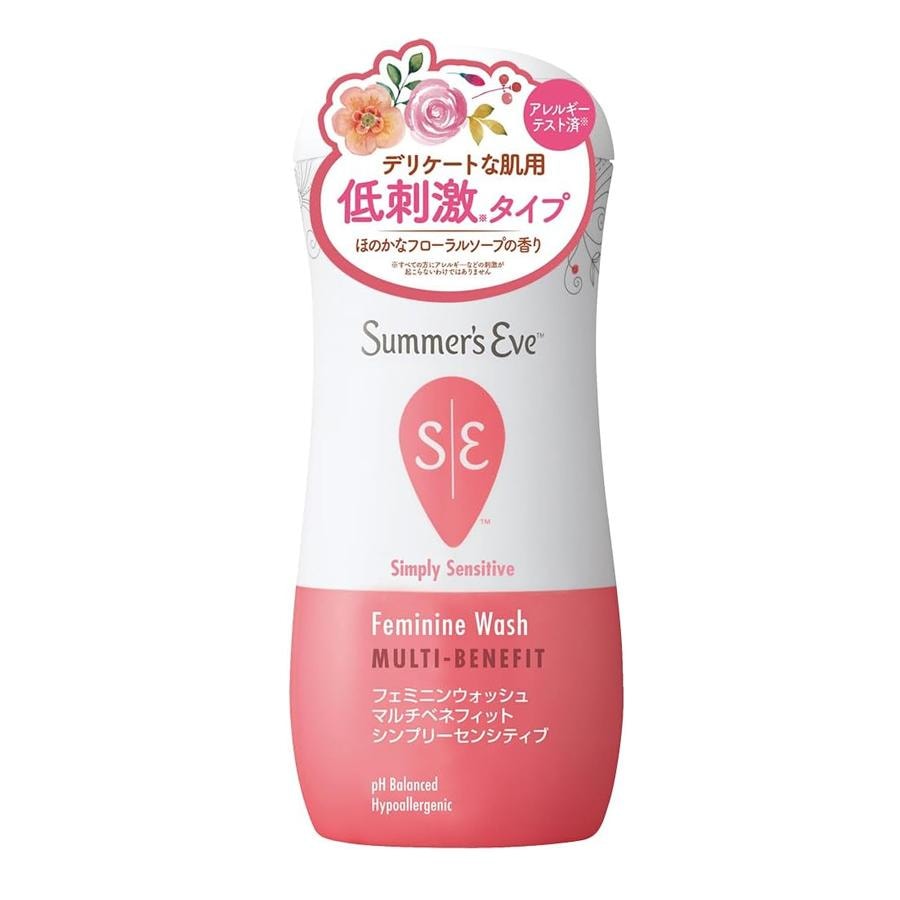 【日本直郵】 日本 Summer's Eve 夏依 女性私密護理液 清潔洗液 潔淨私密處 溫和止癢 去異味 敏感肌肉護理款 花香型 237ml