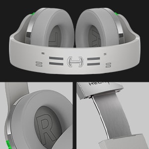 Edifier 漫步者 G5BT 藍牙遊戲耳機附麥克風的頭戴式有線耳機(灰色)