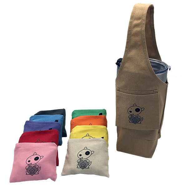Eco-friendly Reusable Beverage Color Changing Bag  #Dog Lovers Yellow