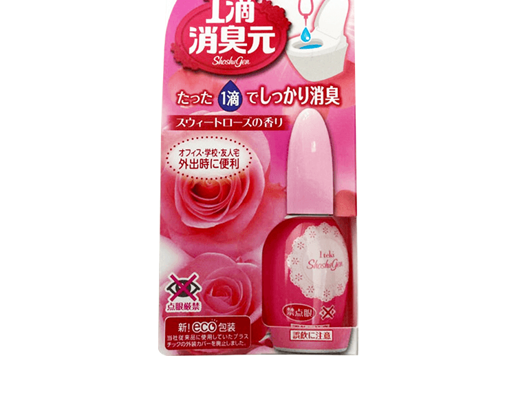 KOBAYASHI 小林製藥||1滴消臭元 馬桶用芳香劑||甜玫瑰香 20ml
