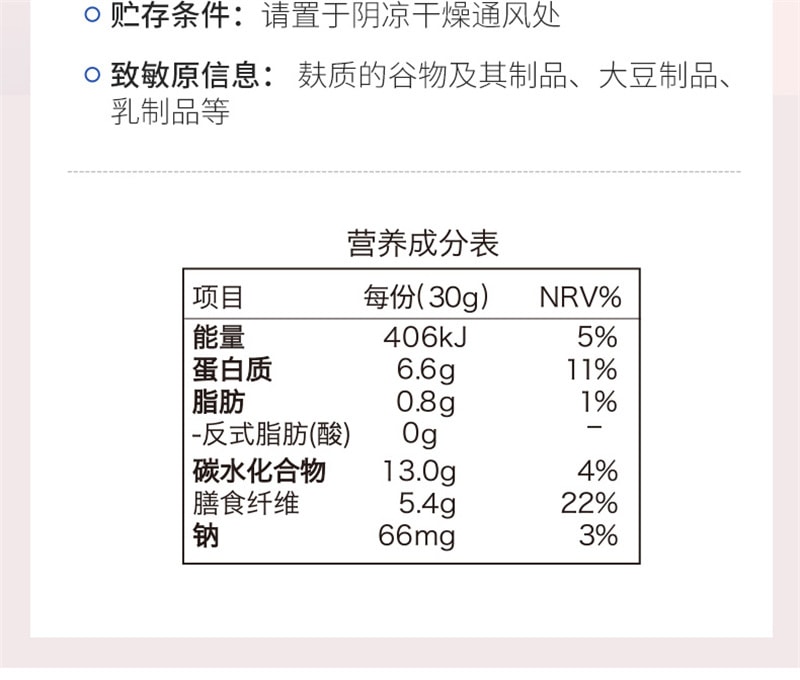 【中國直郵】控能 低脂代餐棒穀物燕麥酥180g壓縮餅乾飽腹健康
