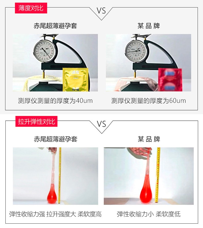 中国直邮 赤尾 经典5合1 超薄避孕套  30只