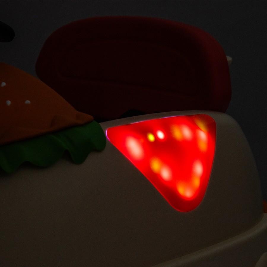 美国 hiorin 儿童汉堡电动碰碰车 12V 1台  360度旋转 电量显示 庭院家具 一键急停 防倾翻设计