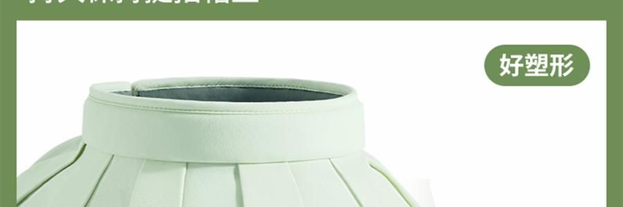 BENEUNDER蕉下 女士百褶贝壳黑胶防晒帽子 夏季遮阳帽 防晒防紫外线 象牙米55-58cm