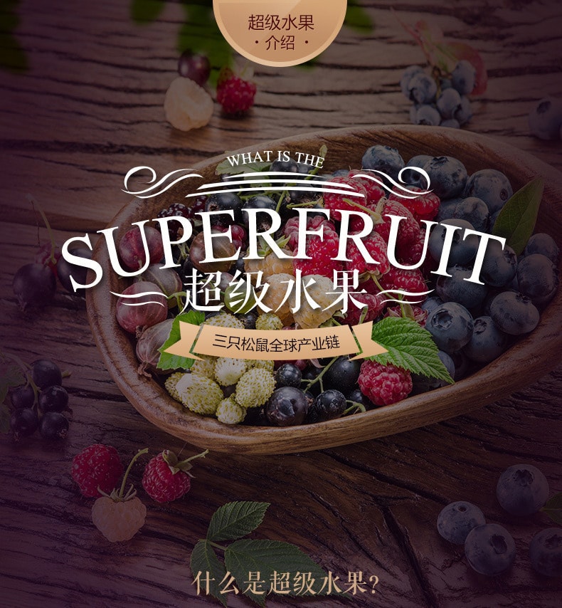 【中国直邮】三只松鼠 蔓越莓干蜜饯水果干烘焙休闲零食小吃100g/袋