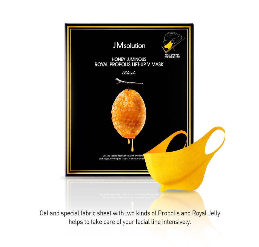 JM SOLUTION Honey Luminous Royal Propolis Lift-up V Mask 1pcs