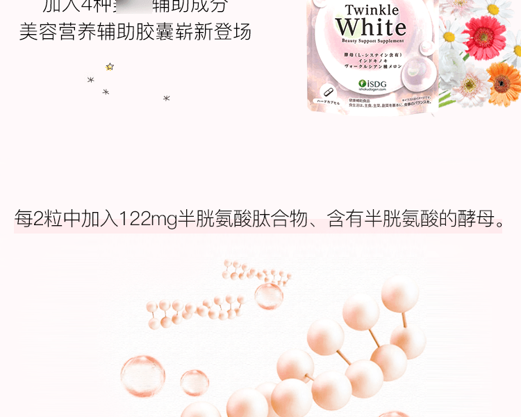 ISDG 医食同源||Twinkle White 白皙丸||60粒 30日量