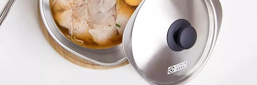 日本SORI YANAGI柳宗理 不鏽鋼鋁製三層單手平底鍋 22cm