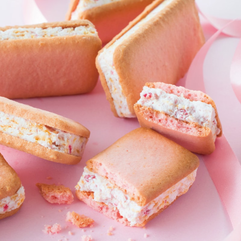 【日本直邮】日本博多特产 AMAOU 草莓鲜奶夹心饼干原味 5枚装