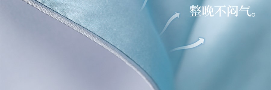 太湖雪 16姆米100%桑蠶絲單面真絲枕套絲綢簡約經典純色枕頭套一裝 # 琉璃藍 48x74cm
