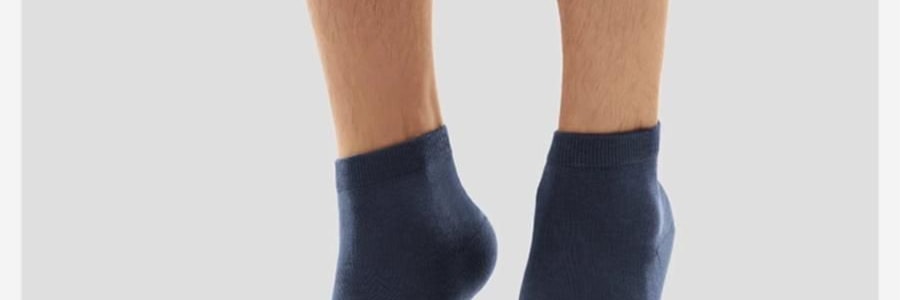 BANANAIN蕉内 301S短筒袜男士运动短袜 无骨棉袜防滑防臭纯色袜子 5双装 均码