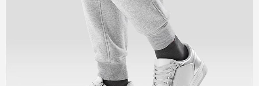 BANANAIN蕉内 301S短筒袜男士运动短袜 无骨棉袜防滑防臭纯色袜子 5双装 均码