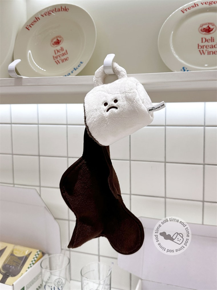 【中国直邮】 HONEY KUMA Sadtime玩偶 毛绒挂饰/钥匙扣/搞怪创意礼品/玩偶小众-咖啡杯 1个*|预计到达时间3-4周