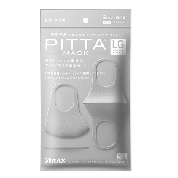日本 PITTA 性能立體防護口罩 3pcs