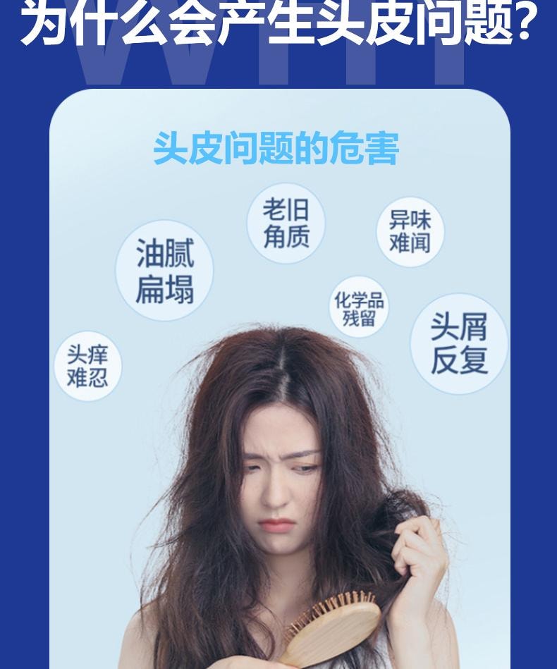 【中国直邮】 祥医堂 苦参碱洗发水 含碱pca锌洗发水 洗头去屑止痒苦渗减正品 110ml/盒