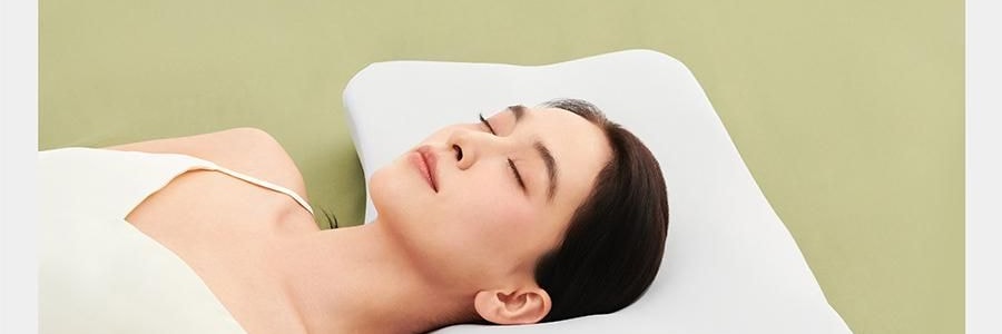 7C七西 蝶枕Air枕头护颈椎助睡眠 送礼推荐 人体工学枕头 樱花粉 600×400×110/90mm