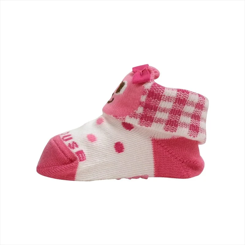 【日本直郵】MIKIHOUSE 熊兔新生兒襪子立體童襪動物圖案襪子日本製 兔子 size 9-11cm