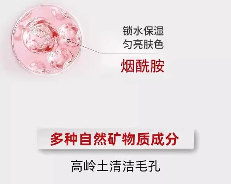 【中國直郵】廣藥白雲山 壬二酸菸鹼醯胺清潔泥膜 祛黑頭 收縮毛孔塗抹面膜40g/瓶(抖音爆款推薦)