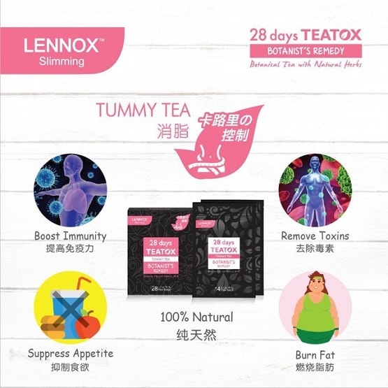28 Days Teatox Tummy Tea Botanist's Remedy 28packs