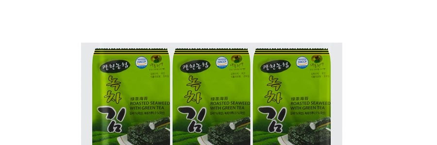 韓國農業協會 綠茶海苔 12包入 48g
