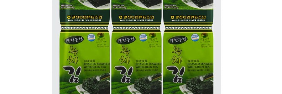 韓國農業協會 綠茶海苔 12包入 48g