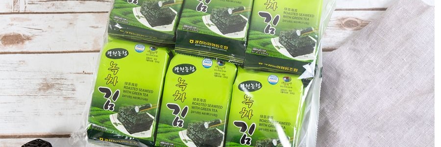 韓國農業協會 綠茶海苔 12包入 48g