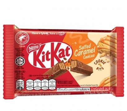 Kitkat Salted Caramel Cookies Salted Caramel Cookies Cholate Wafer Limited Edision 35g