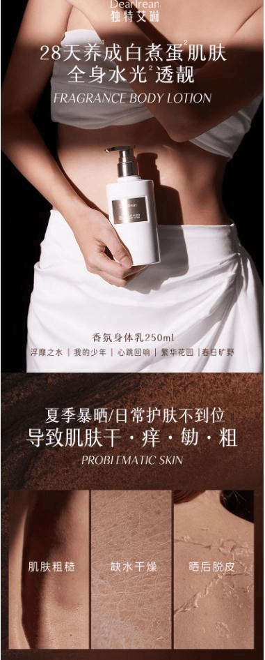 【王星越同款】独特艾琳 香氛身体乳 250ML-我的少年