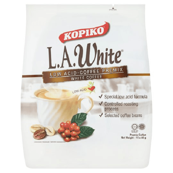L.A. White Low Acid White Coffee Premix 15s