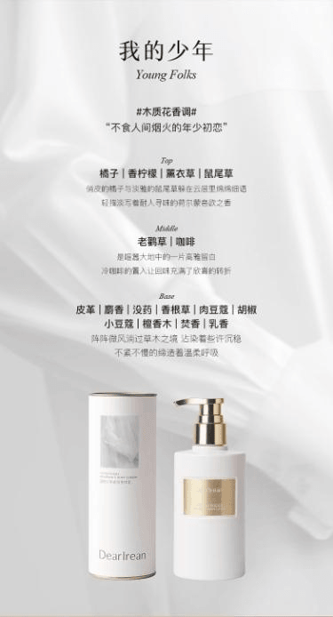 【王星越同款】独特艾琳 香氛身体乳 250ML-我的少年
