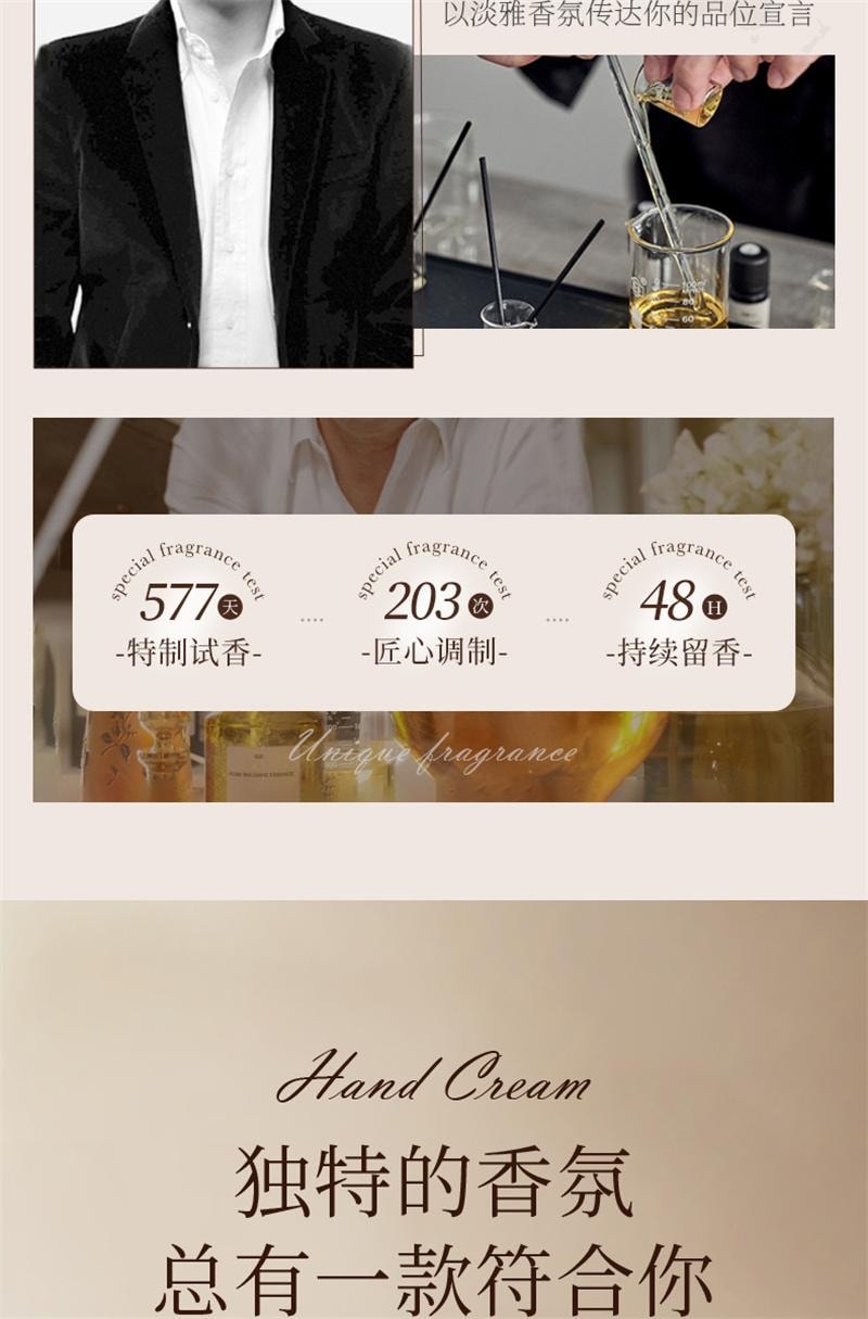 Fragrant Moisturizing Hand Cream Moisturizing and Hydrating  Subtle Fragrance 30g