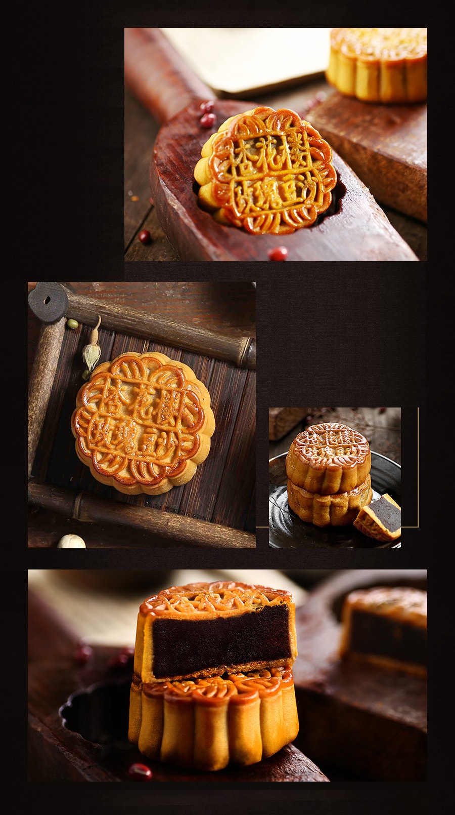XING HUA LOU - Rose Bean Paste Mooncake 800g 【Delivery Date: End of August】