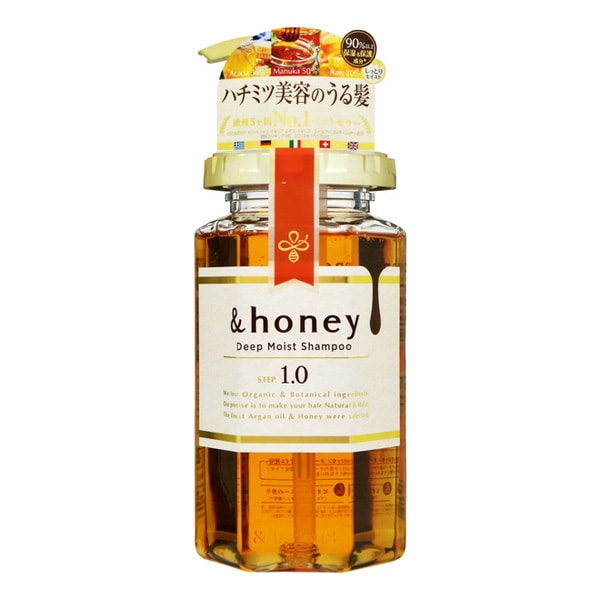 日本 &HONEY 蒂花子蜂蜜洗发水 1.0 430ml COSME大赏第一位