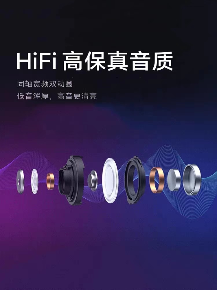[中國直郵]RedmiBuds4 Pro無線藍牙耳機43dB智慧型降噪紅米入耳式HiFi音質 1個裝