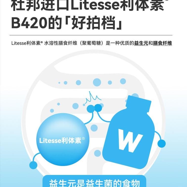 【中國直郵】 WONDERLAB 益生菌B420大人腸胃益生元凍乾粉改善腸胃不適 30瓶