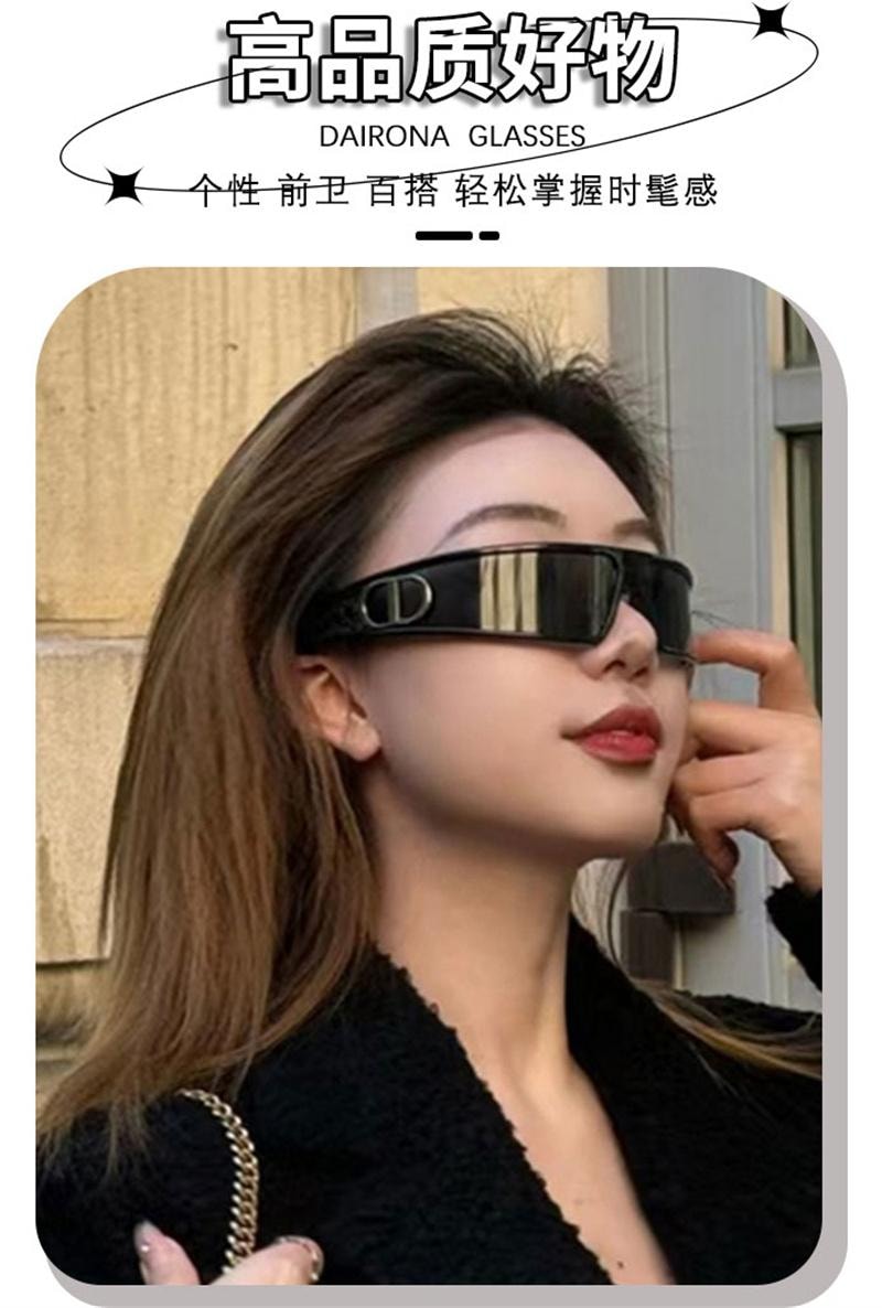 【中国直邮】 亲太太 发箍墨镜女款头箍发卡二合一防紫外线太阳眼镜 黑色框【防紫外线】1个装