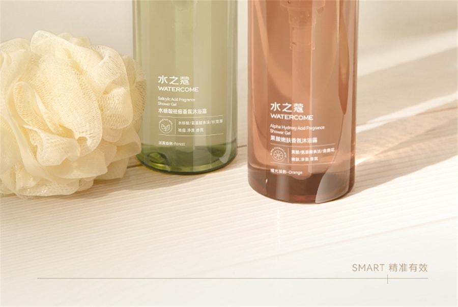 Essential Oil Fragrance Body Wash with fruit acid for acne removal and long-lasting fragrance 400ml per bottle