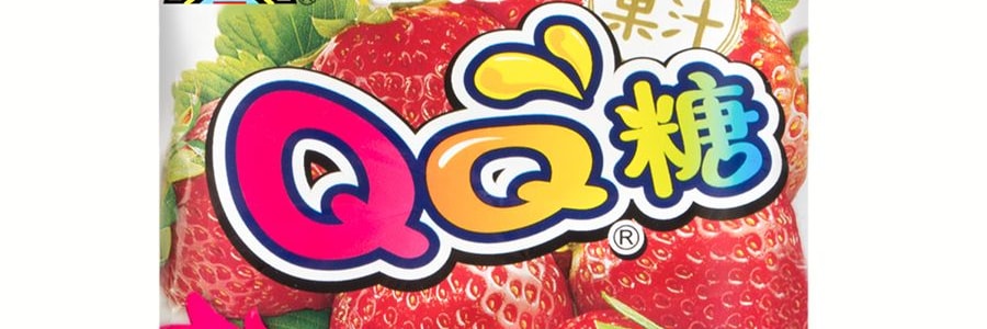 台灣旺旺 旺仔QQ糖 混合膠型凝膠糖果 草莓口味 70g