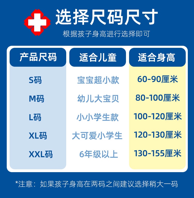 【中国直邮】2022年新品 儿童防护服 疫情隔离衣 L码