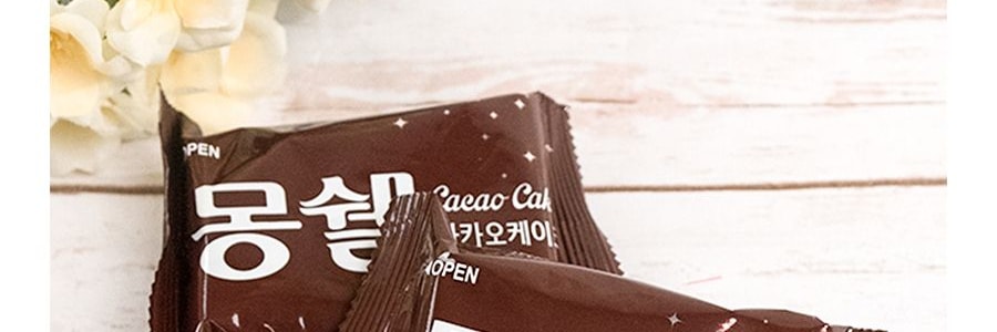 韓國LOTTE樂天 蒙西派 夢雪巧克力蛋糕派 12枚入 384g