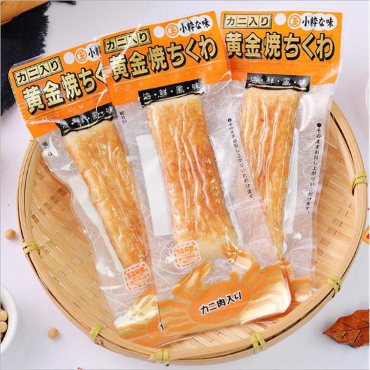 【日本直邮】MARUTAMA丸玉水产 阪田黄金蟹味即食鱼棒海味零食 40g