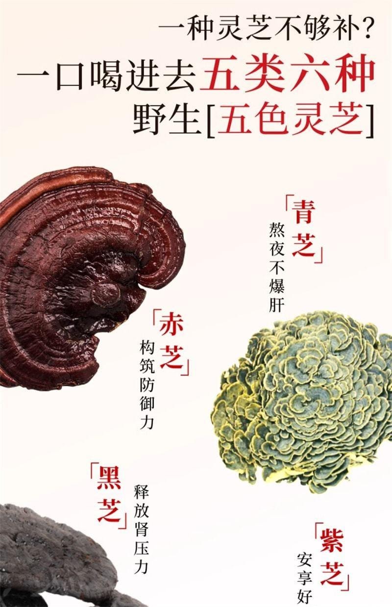 【中國直郵】 維特健靈 五色靈芝緊肌飲 美容海洋膠原蛋白勝肽液態飲 10瓶/盒(100%高純度膠原蛋白)