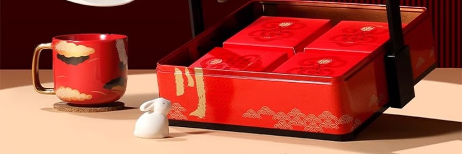 稻香村 御月 月饼礼盒 11种口味 1.36kg【全美超低价】【现货】【中秋礼盒】【蛋黄莲蓉+奶油椰蓉+豆沙+五仁+山楂+凤梨+枣蓉+糖醇南瓜】