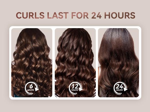 【美国现货】  MAXGROOM 双层直发卷发器 三功能合一 直发卷发玉米卷 210°C恒温加热 白色 53W